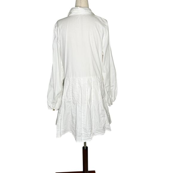 Free People Marvelous Mia Long Sleeve Mini Dress in Ivory – Sz Med - Picture 9 of 9